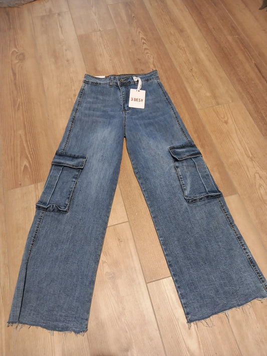 jeans cargo donna