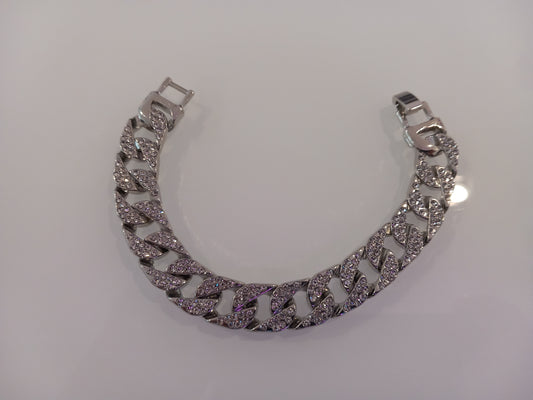 bracciale unisex strass